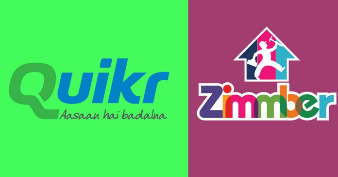 Zimmber got acquired by Quikr