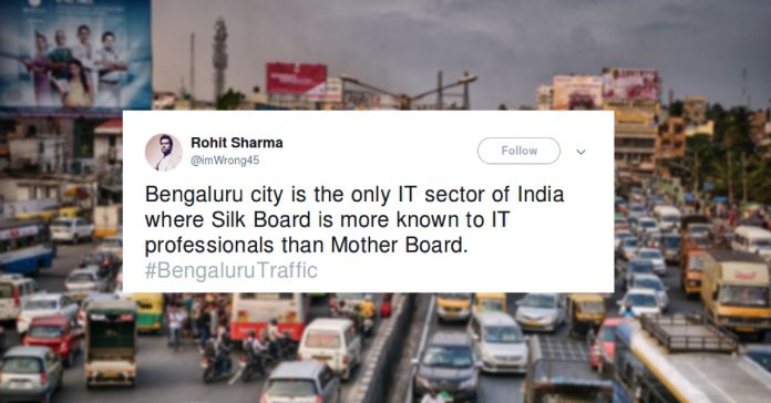 bengaluru traffic tweets