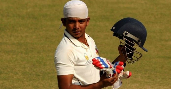 prithvi shaw