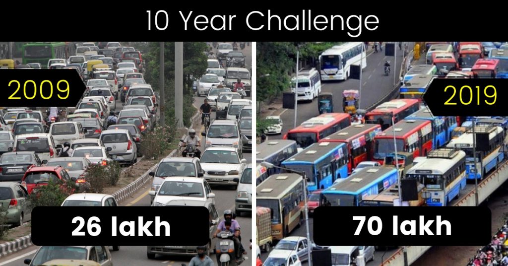 10 year challenge Bengaluru