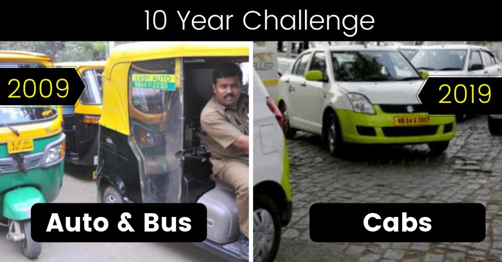 10 year challenge Bengaluru