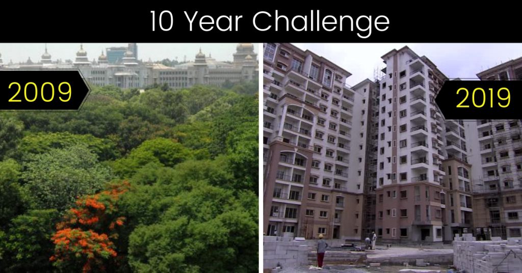 10 year challenge Bengaluru