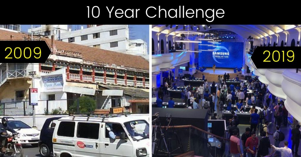 10 year challenge Bengaluru